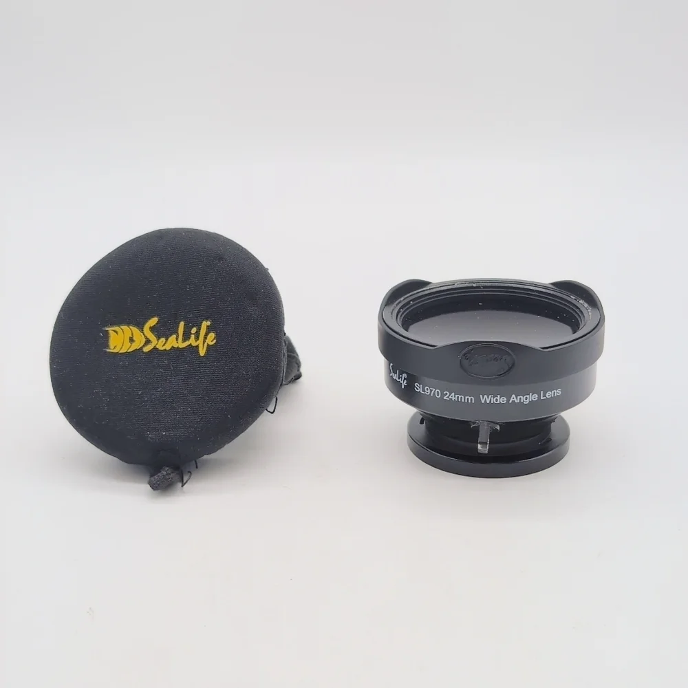 Sealife SL970 24 Mm Black Underwater Wide Angle Lens With Cover